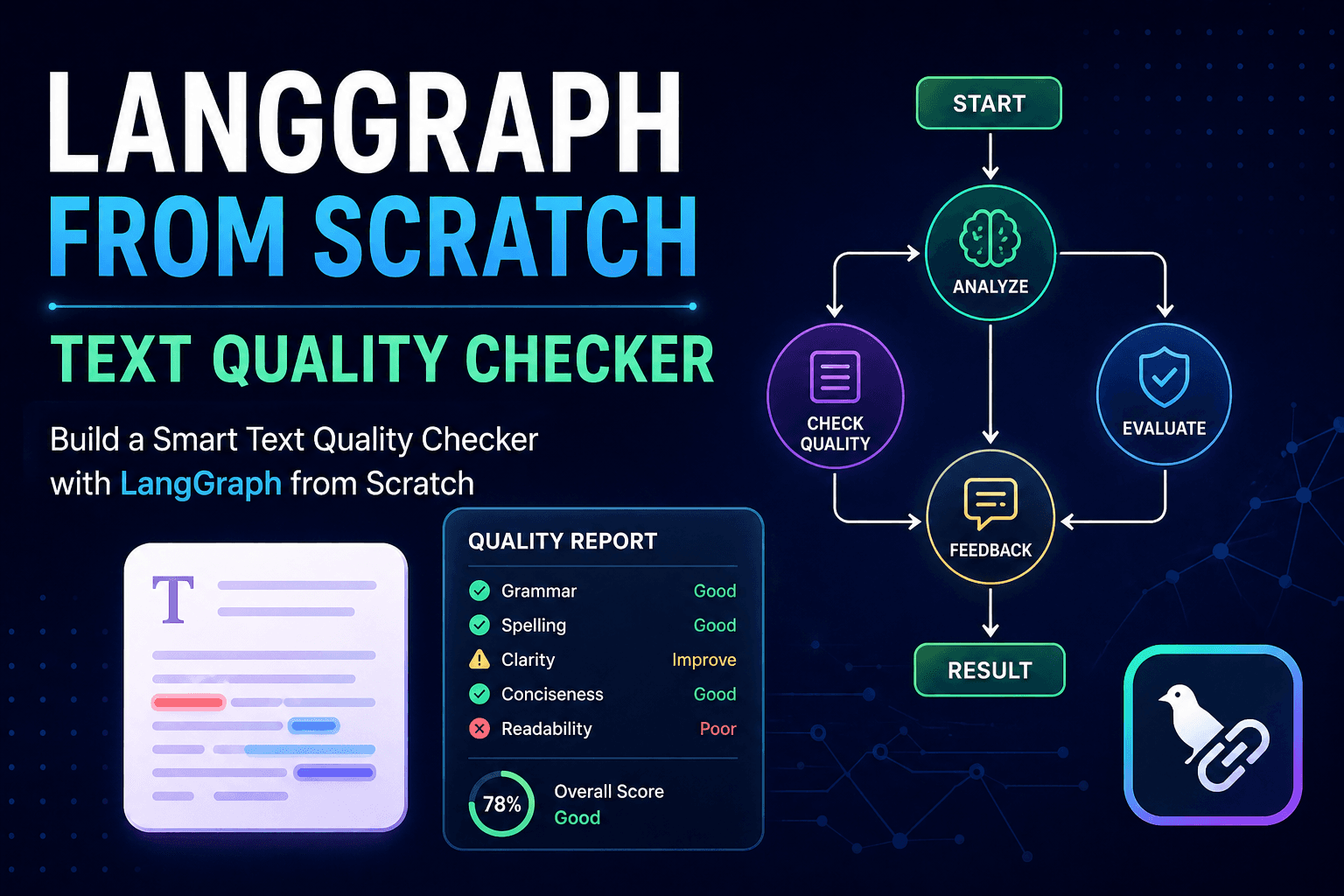 LangGraph from Scratch: Building a Text Quality Checker